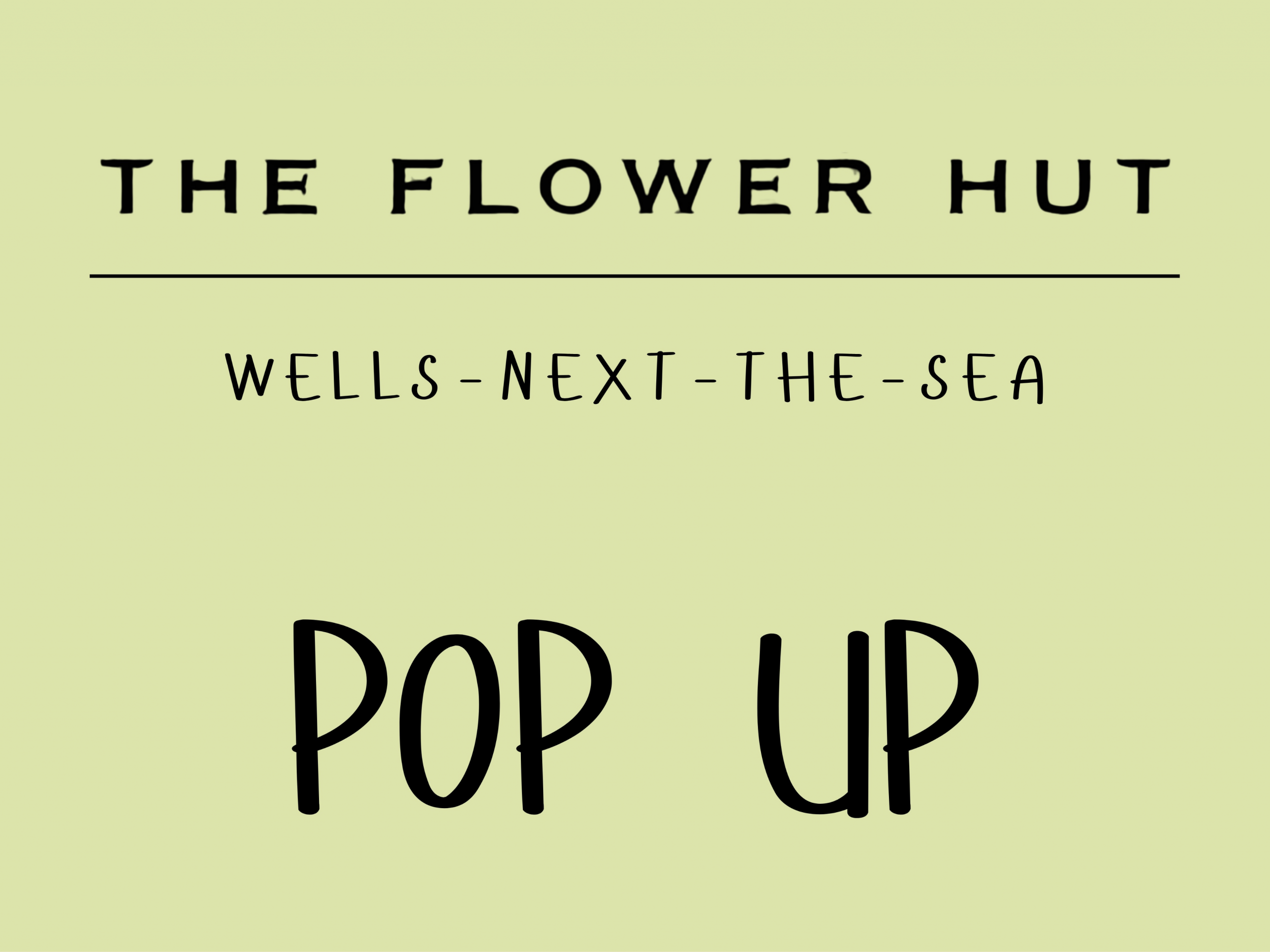 Pop up Flower Shop